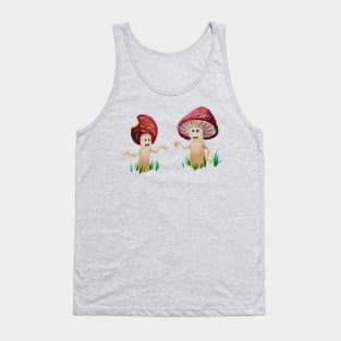 Strange Mushroom People Tank Top